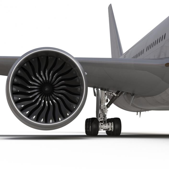 Boeing 777-200LR Generic 3D model