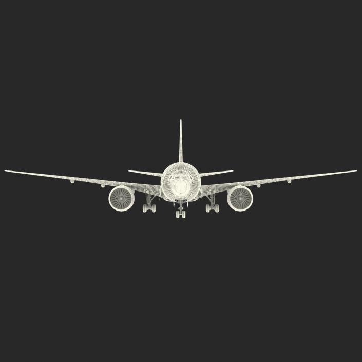 Boeing 777-200LR Generic 3D model