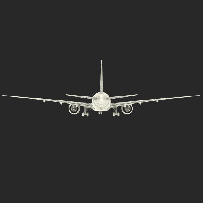 Boeing 777-200LR Generic 3D model