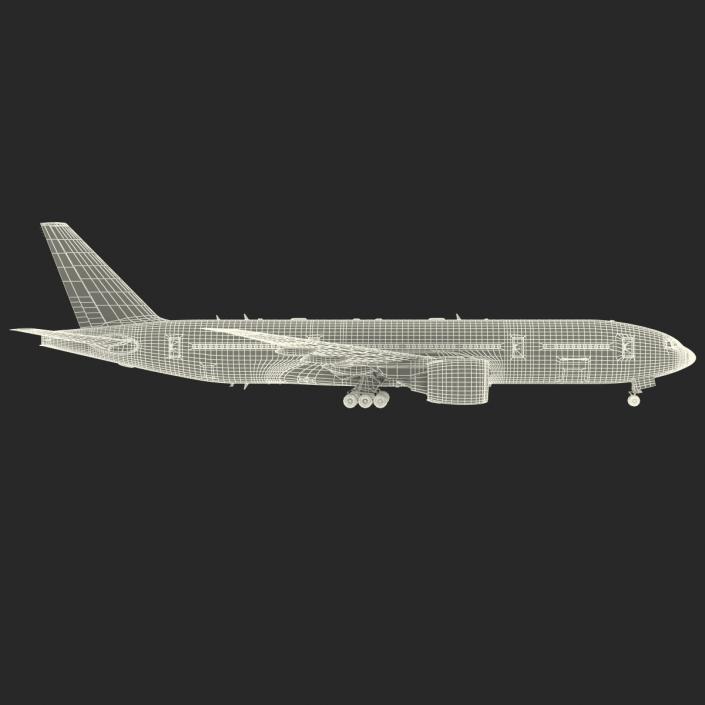 Boeing 777-200LR Generic 3D model