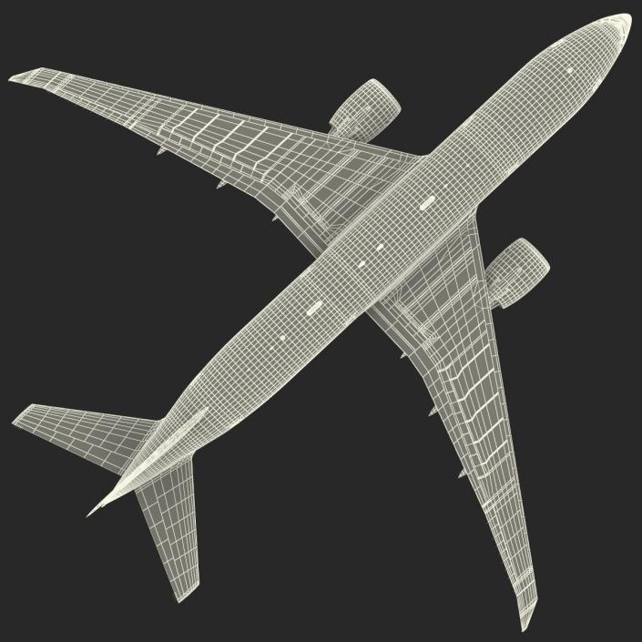 Boeing 777-200LR Generic 3D model