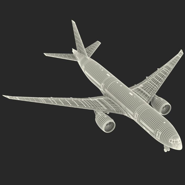 Boeing 777-200LR Generic 3D model