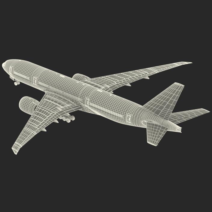 Boeing 777-200LR Generic 3D model