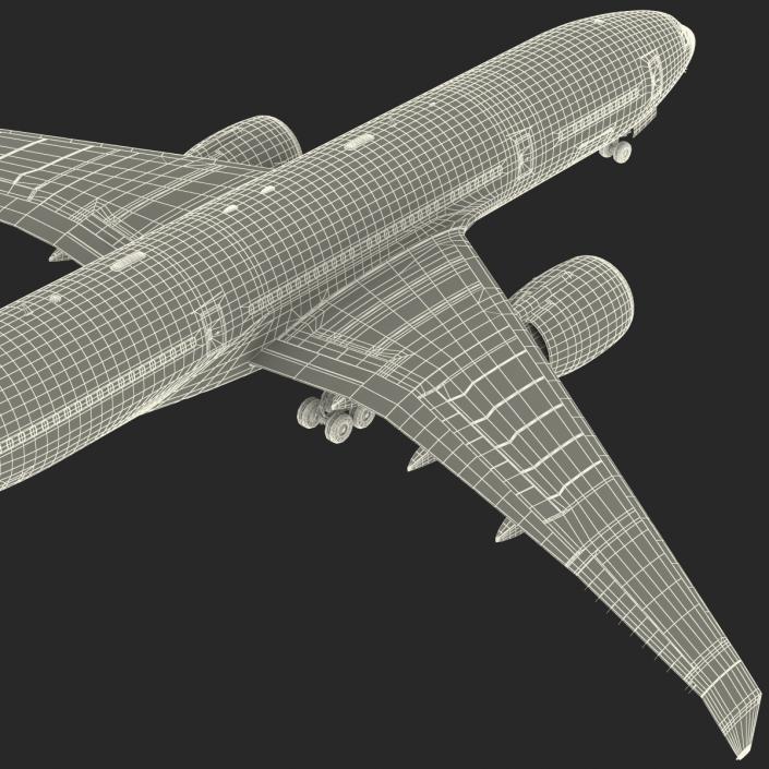 Boeing 777-200LR Generic 3D model