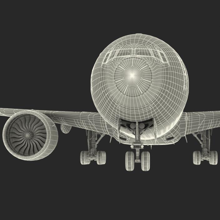 Boeing 777-200LR Generic 3D model