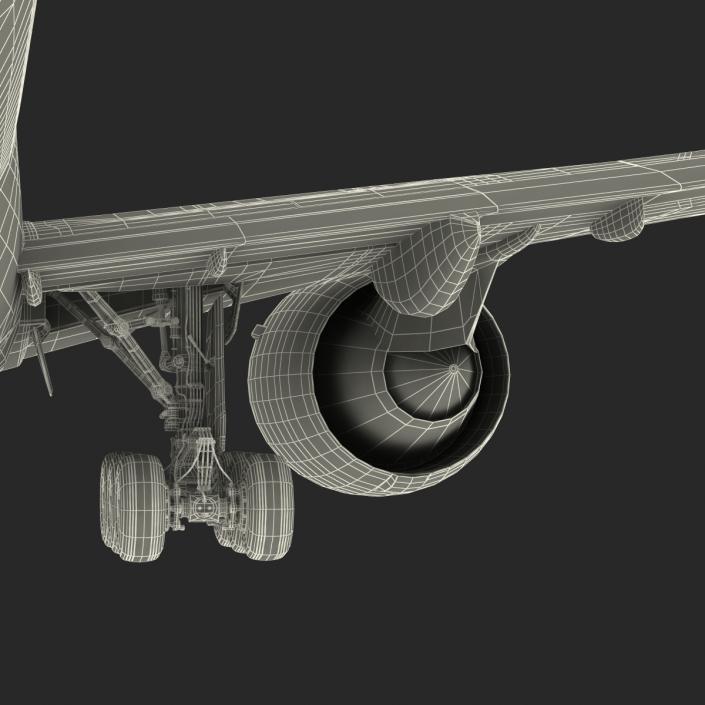 Boeing 777-200LR Generic 3D model