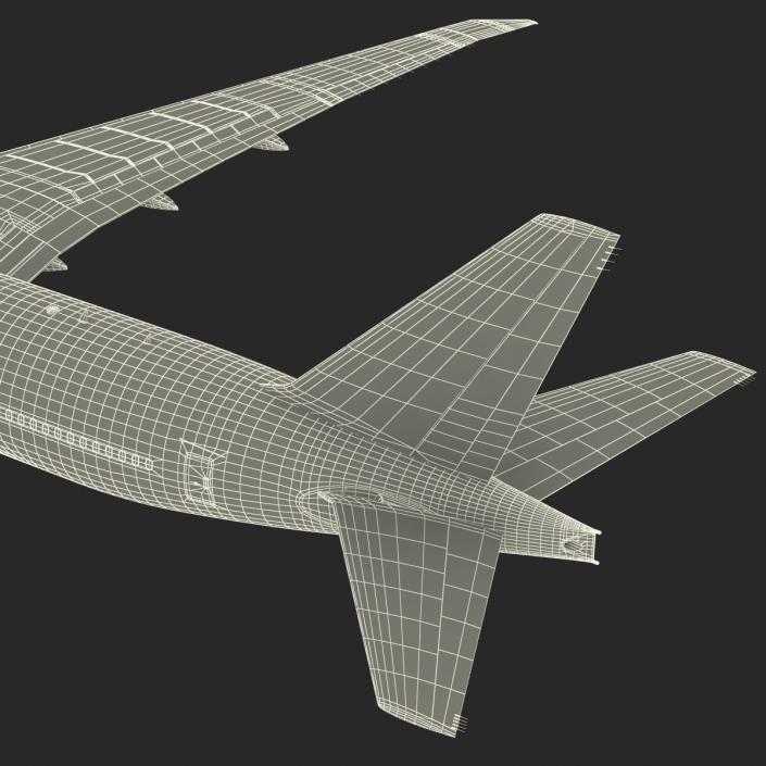 Boeing 777-200LR Generic 3D model