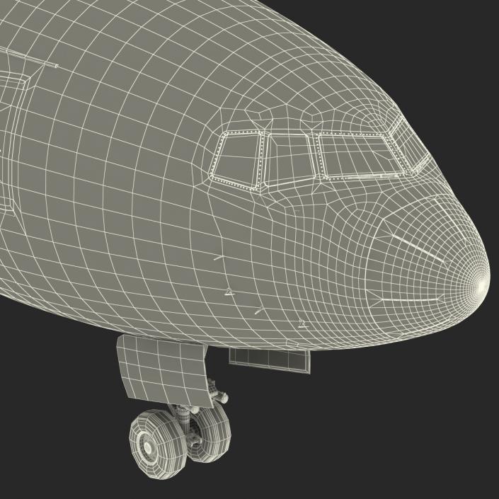 Boeing 777-200LR Generic 3D model