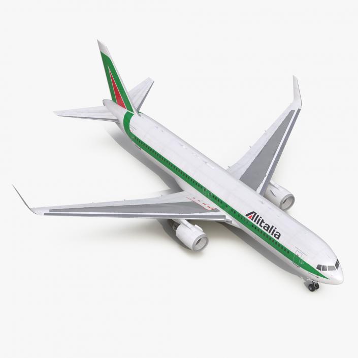 3D model Boeing 767-300ER Alitalia