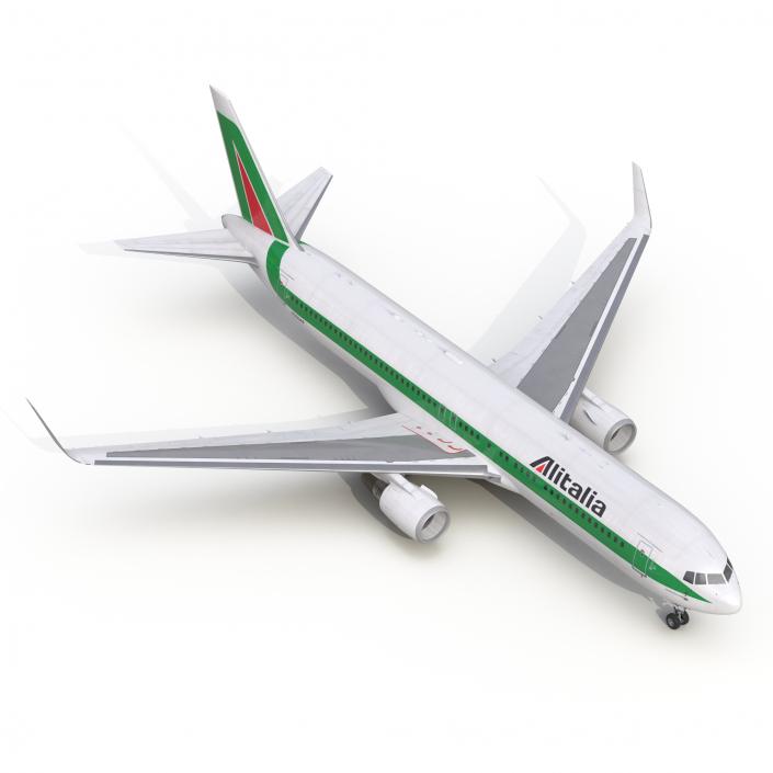 3D model Boeing 767-300ER Alitalia