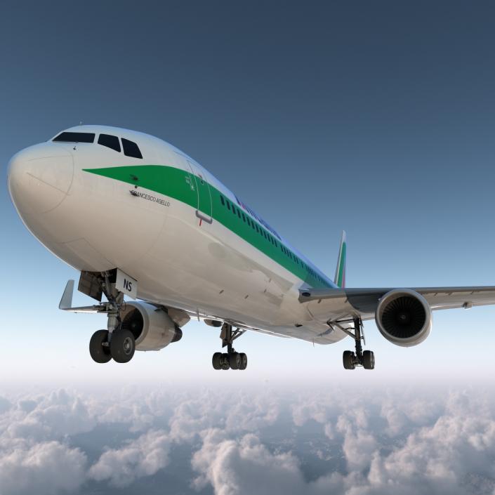 3D model Boeing 767-300ER Alitalia