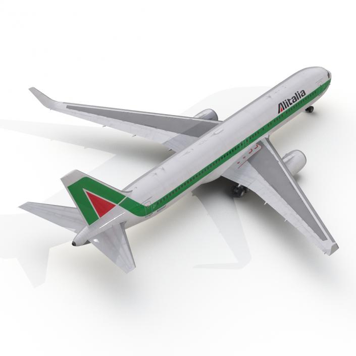 3D model Boeing 767-300ER Alitalia