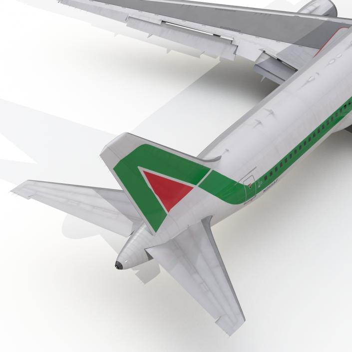 Boeing 767-300ER Alitalia Rigged 3D