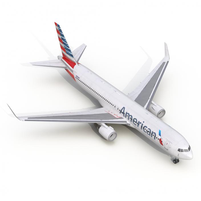 Boeing 767-300ER American Airlines 3D model