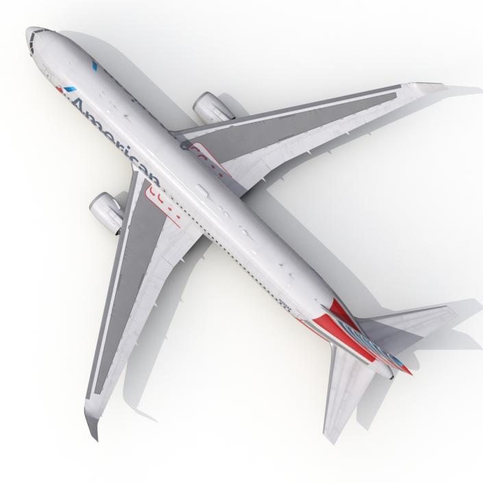 Boeing 767-300ER American Airlines 3D model