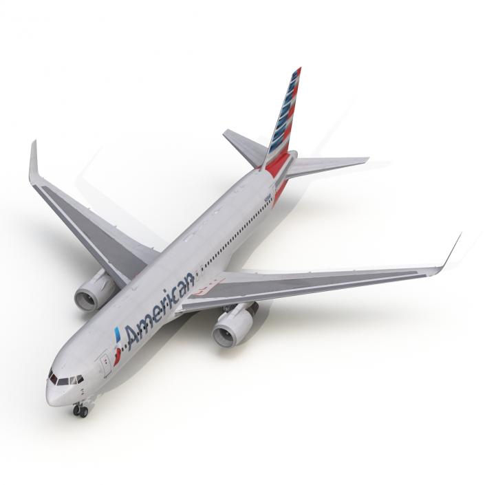 Boeing 767-300ER American Airlines 3D model