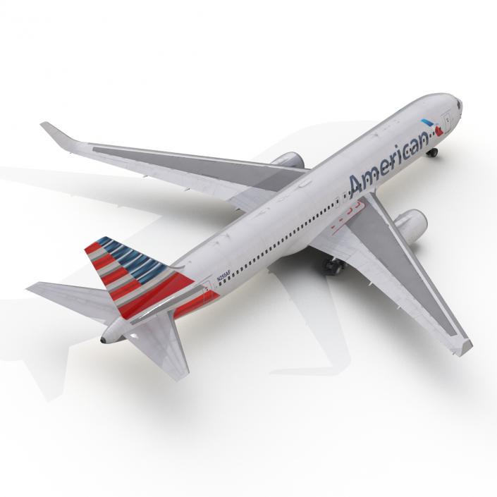 Boeing 767-300ER American Airlines 3D model