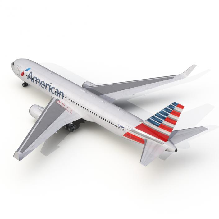 Boeing 767-300ER American Airlines 3D model