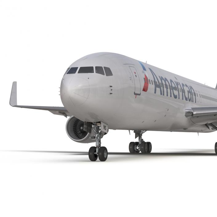 Boeing 767-300ER American Airlines 3D model