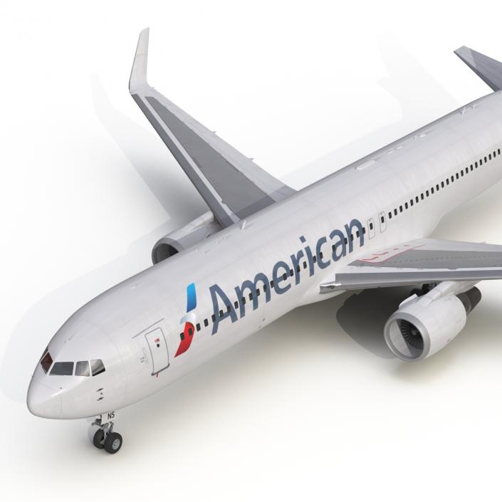 Boeing 767-300ER American Airlines 3D model