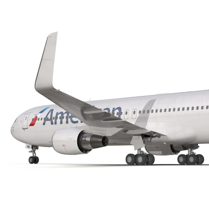 Boeing 767-300ER American Airlines 3D model