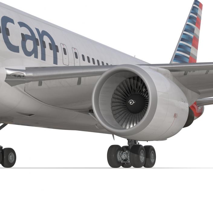 Boeing 767-300ER American Airlines 3D model