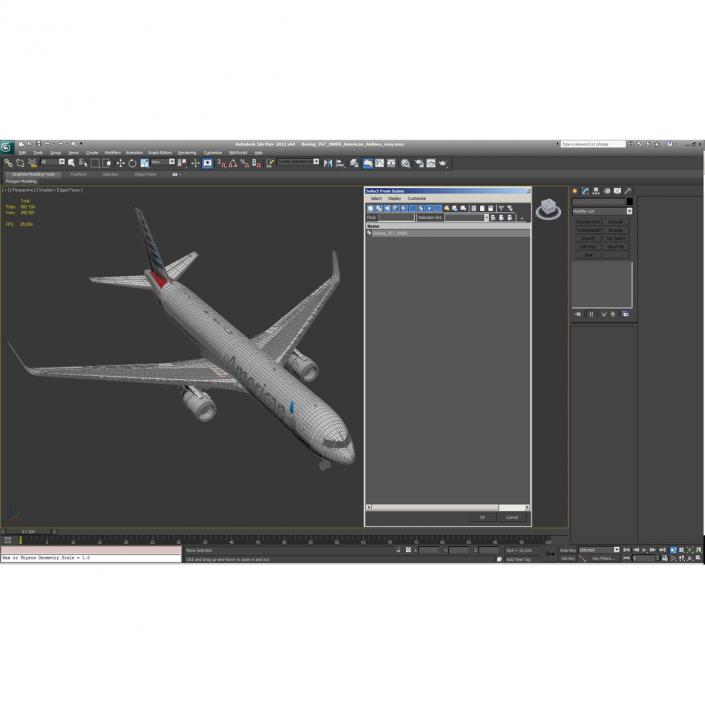 Boeing 767-300ER American Airlines 3D model