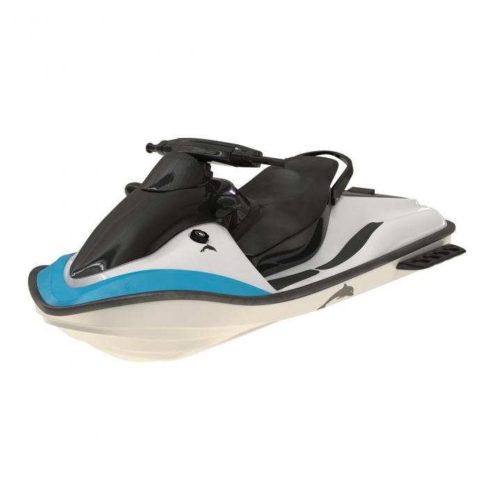 Jet Ski Generic Rigged 3D