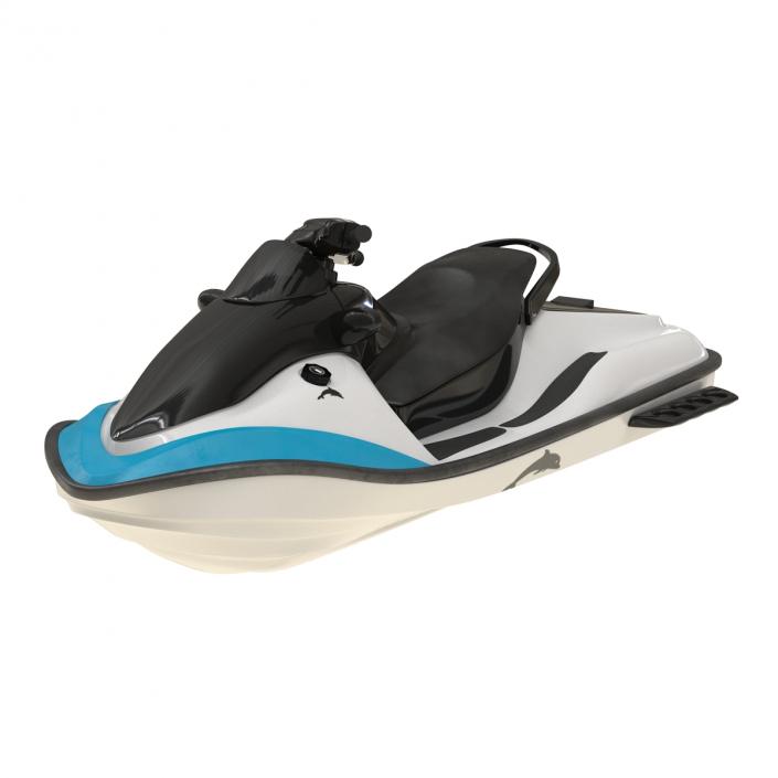 Jet Ski Generic Rigged 3D