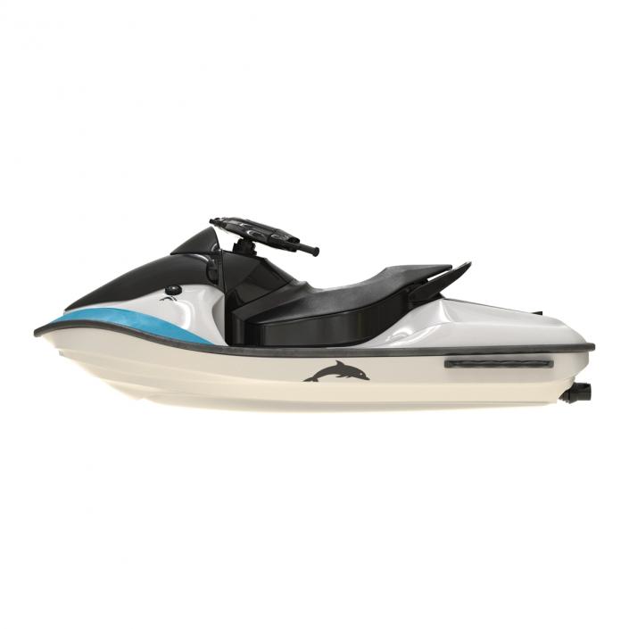 Jet Ski Generic Rigged 3D