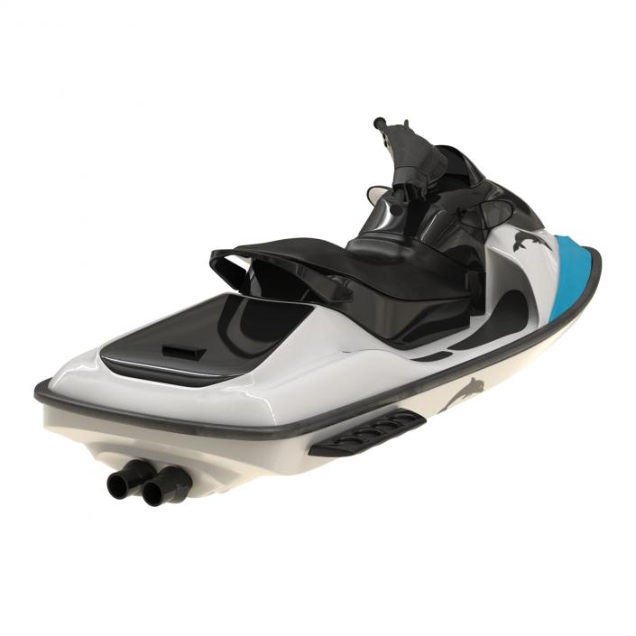 Jet Ski Generic Rigged 3D