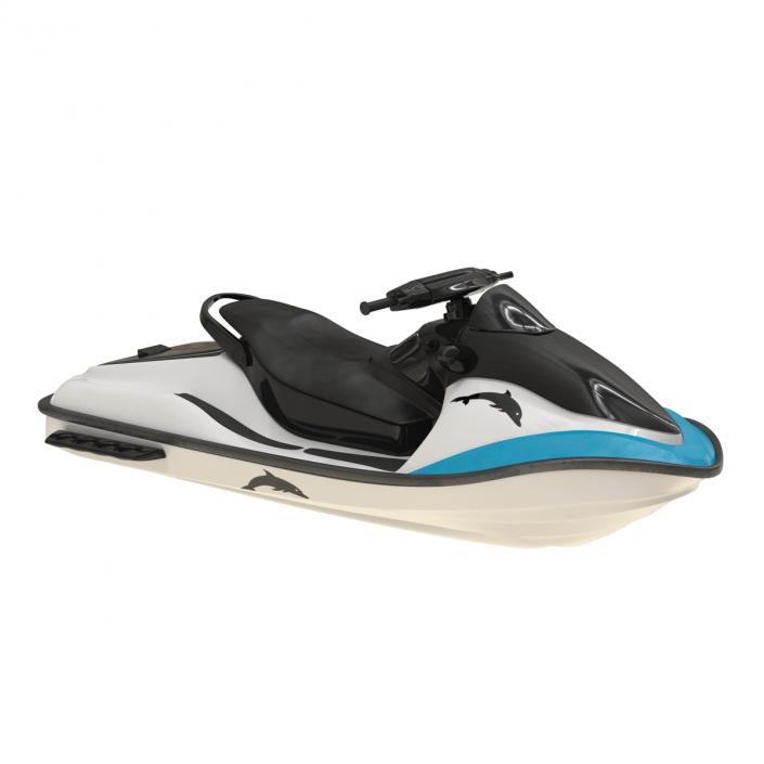 Jet Ski Generic Rigged 3D