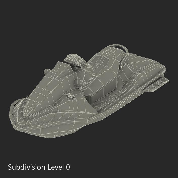 Jet Ski Generic Rigged 3D