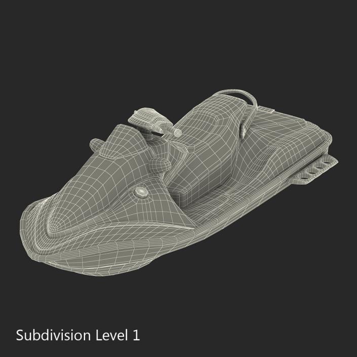 Jet Ski Generic Rigged 3D