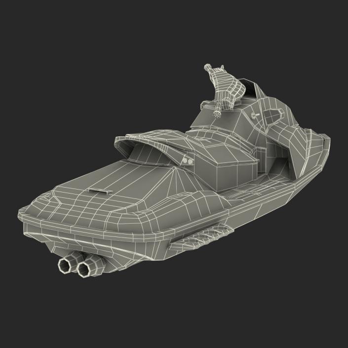 Jet Ski Generic Rigged 3D