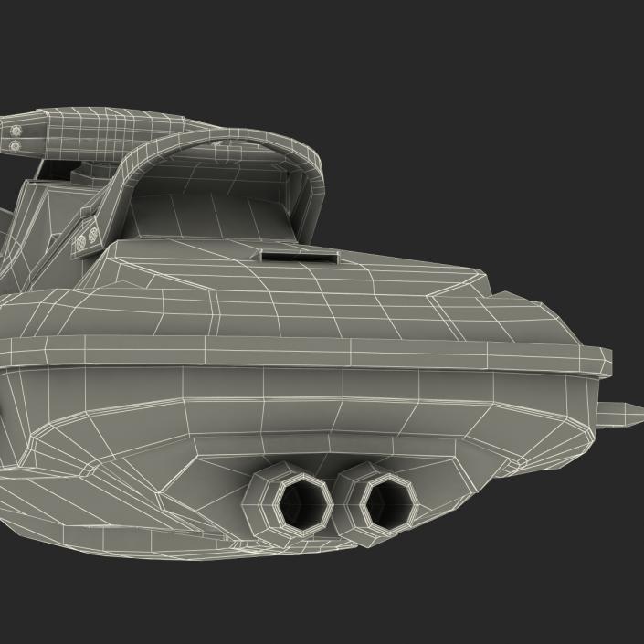 Jet Ski Generic Rigged 3D