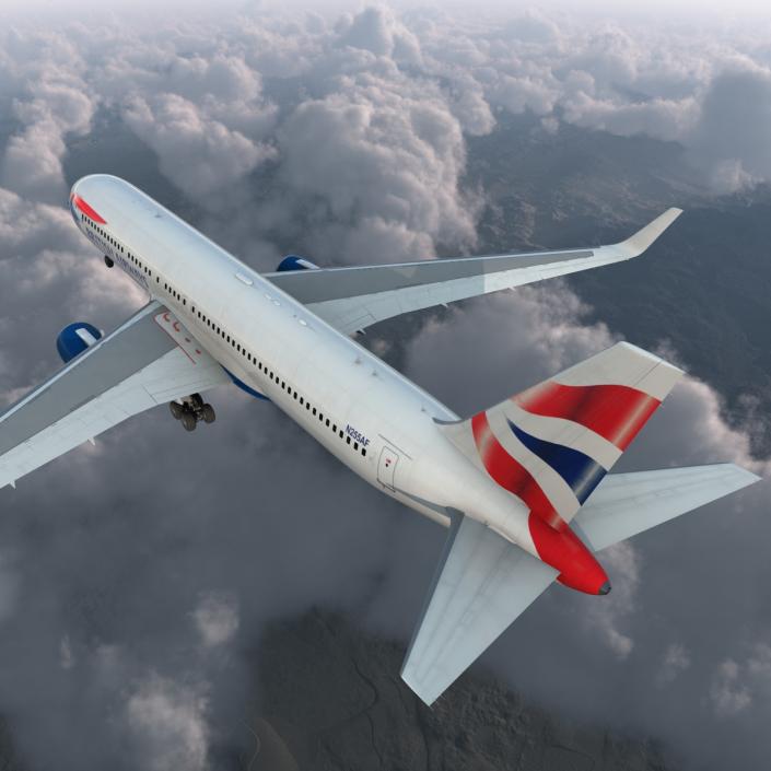 Boeing 767-300ER British Airways 3D