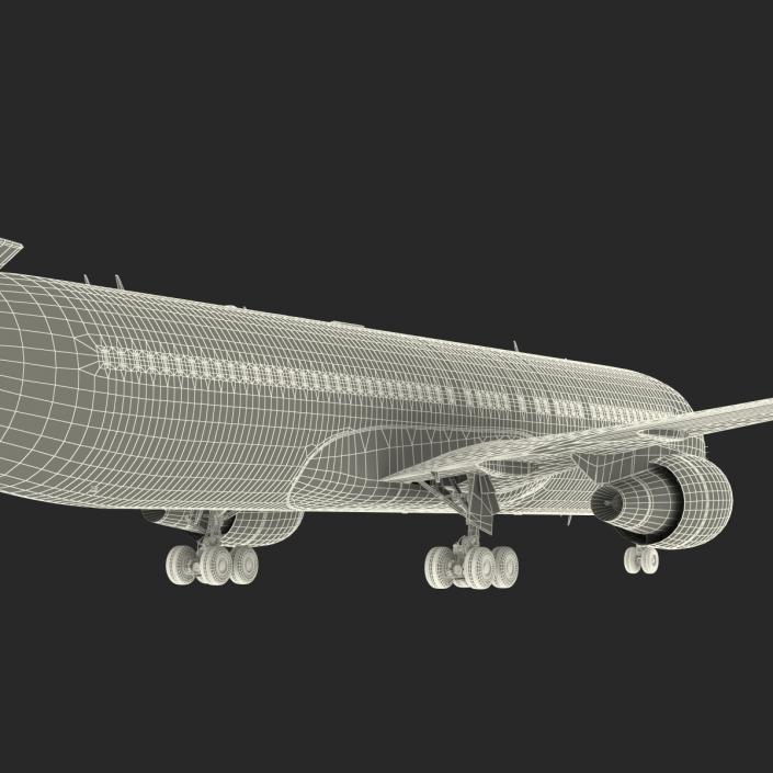 Boeing 767-300ER British Airways Rigged 3D model