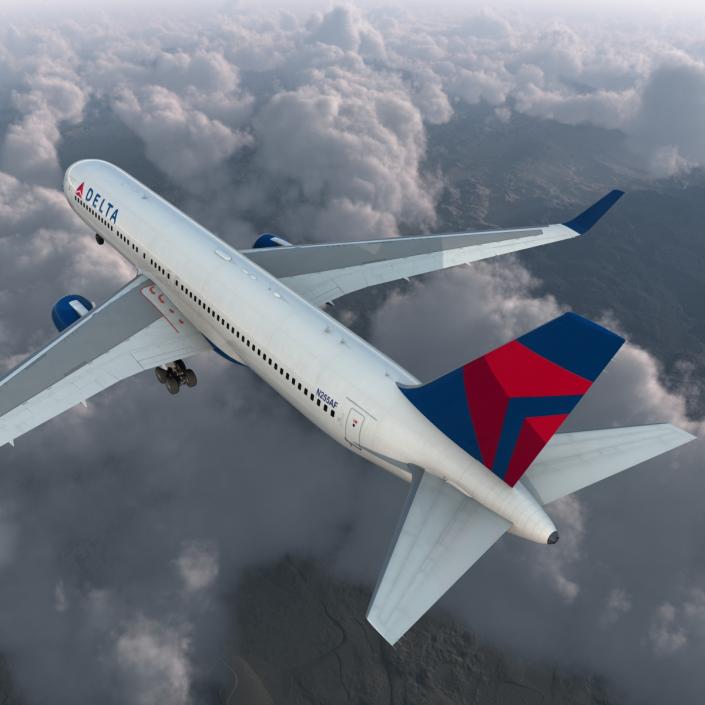 Boeing 767-300ER Delta Air Lines 3D