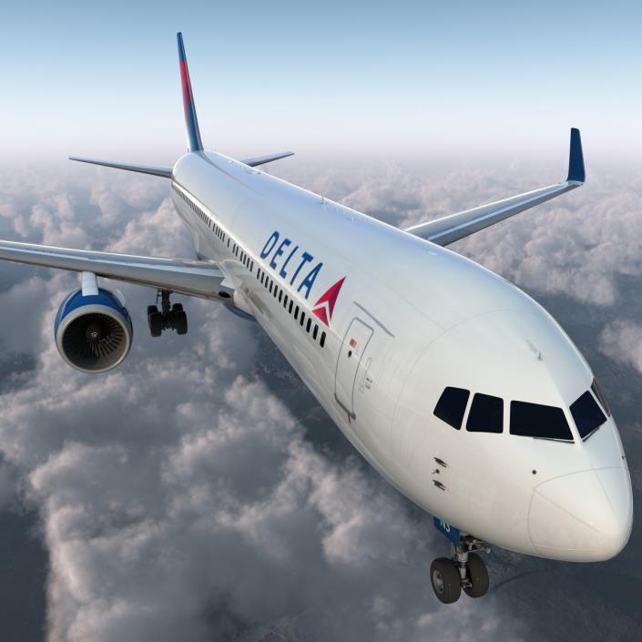 Boeing 767-300ER Delta Air Lines 3D