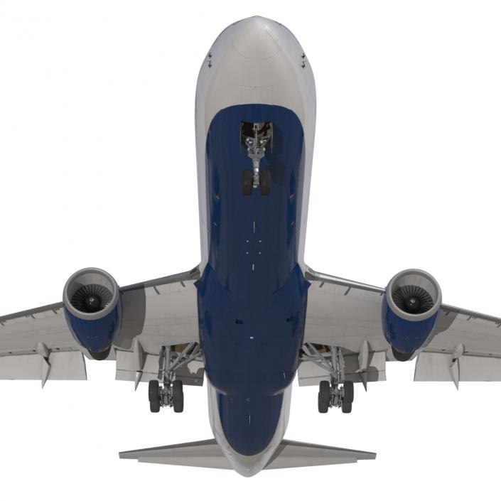 Boeing 767-300ER Delta Air Lines Rigged 3D model