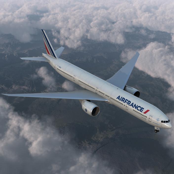 Boeing 777-300ER Air France 3D