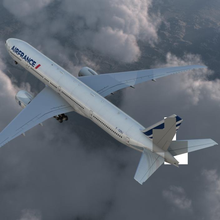 Boeing 777-300ER Air France 3D