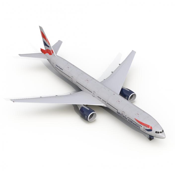 Boeing 777-300ER British Airways 3D