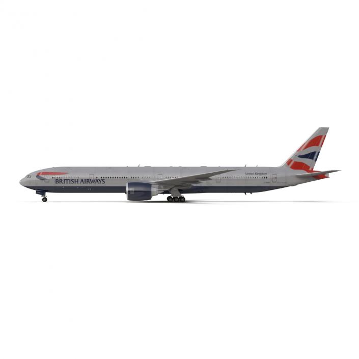 Boeing 777-300ER British Airways 3D