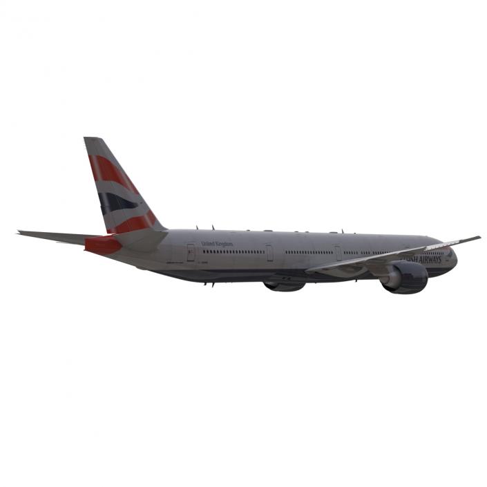 Boeing 777-300ER British Airways 3D