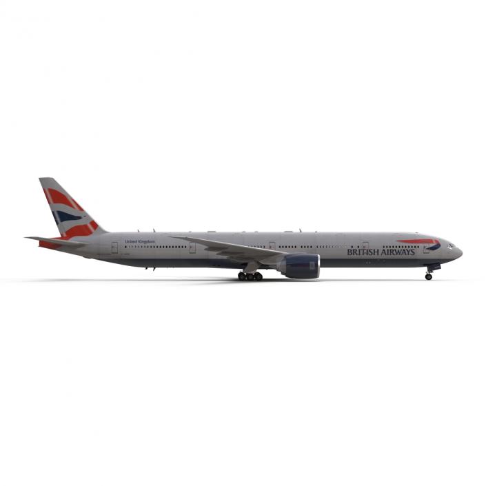 Boeing 777-300ER British Airways 3D