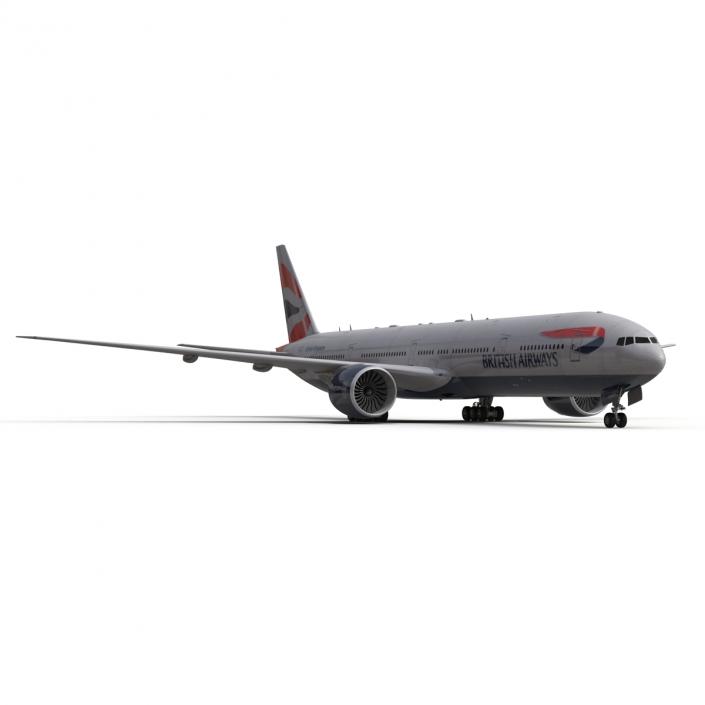 Boeing 777-300ER British Airways 3D