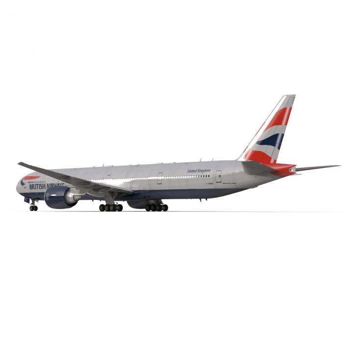 Boeing 777-300ER British Airways 3D