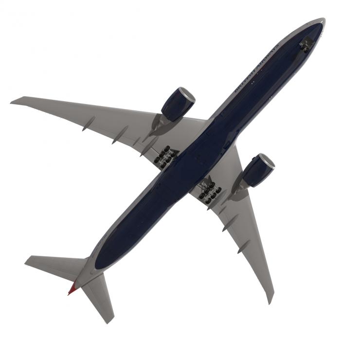 Boeing 777-300ER British Airways 3D